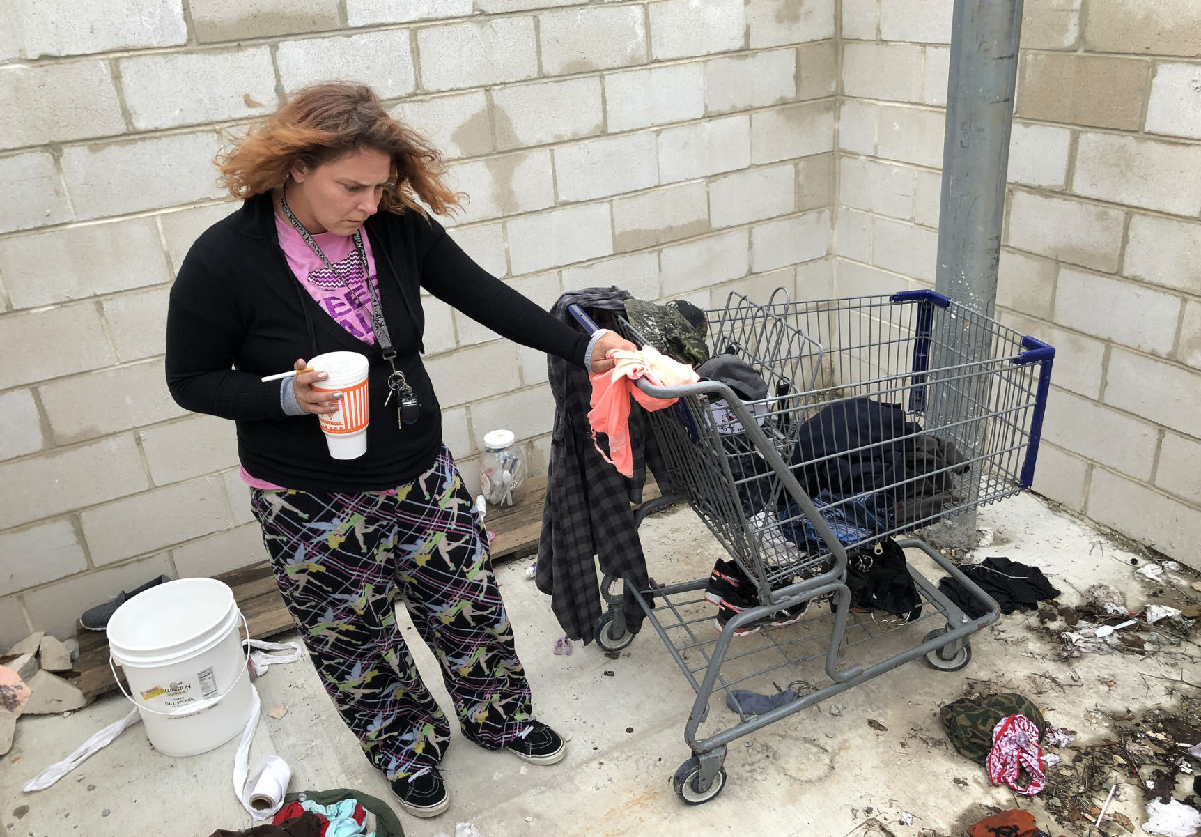 Homeless woman found dead